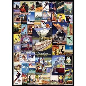 Puzzle Eurographics - Canadian Pacific Rail: Poster Vintage, 1000 piese imagine