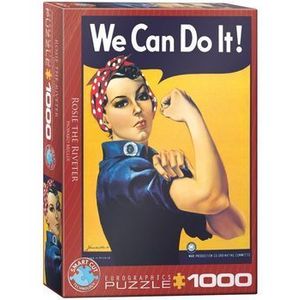 Puzzle Eurographics - Rosie the Riveter: We Can Do It!, 1000 piese imagine