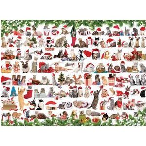 Puzzle Eurographics - Holiday Cats, 1000 piese imagine