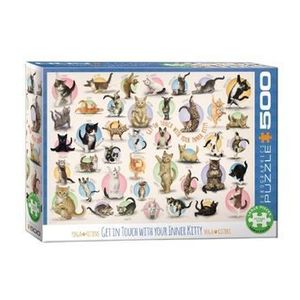 Puzzle Eurographics - Yoga Kittens, 300 piese XXL imagine