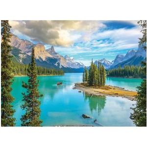 Puzzle Eurographics - Maligne Lake Alberta, 1000 piese imagine
