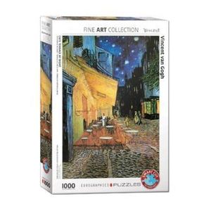 Puzzle Eurographics - Vincent Van Gogh: Cafe Terrace at Night, 1000 piese imagine