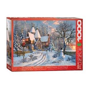 Puzzle Eurographics - Dominic Davison: Christmas Cottage, 1000 piese imagine