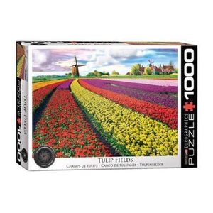 Puzzle Eurographics - Tulip Fields Netherlands, 1000 piese imagine