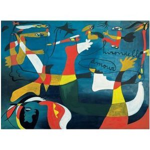 Puzzle Eurographics - Joan Miro: Hirondelle Amour, 1000 piese imagine