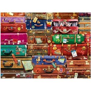 Puzzle Eurographics - Travel Suitcases, 1000 piese imagine