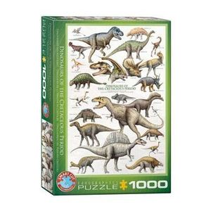 Puzzle Eurographics - Dinosaurier der Kreidezeit, 1000 piese imagine