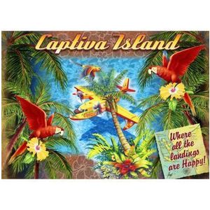 Puzzle Bluebird - Parrot Palm Clipper, 1500 piese imagine