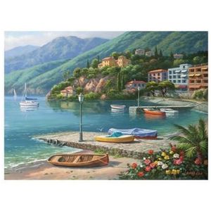 Puzzle Anatolian - Hillside Harbor Cove, 1000 piese imagine