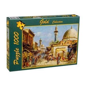Puzzle Gold - Carl Wuttke: Orientalist Street View, 1000 piese imagine