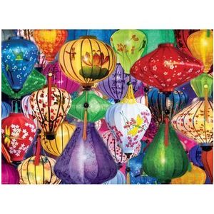 Puzzle Eurographics - Asian Lanterns, 1000 piese imagine