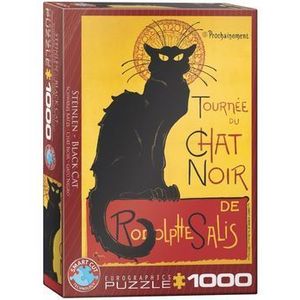 Puzzle Eurographics - Tournee du Chat Noir, 1000 piese imagine