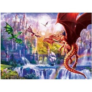 Puzzle Eurographics - Dragon Kingdom, 500 piese XXL imagine
