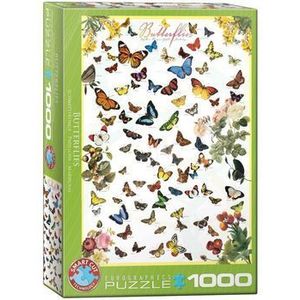 Puzzle Eurographics - Butterflies, 1000 piese imagine