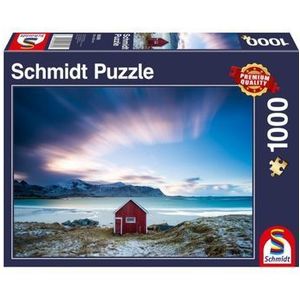 Puzzle Schmidt - Hut At The Atlantic Coast, 1000 piese imagine