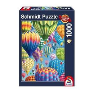 Puzzle Schmidt - Baloane colorate pe cer, 1000 piese imagine