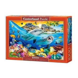Puzzle Dolphins in the Tropics, 1000 piese imagine