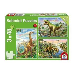 Puzzle Schmidt - Aventurile dinozaurilor, 144 piese imagine