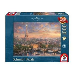 Puzzle Schmidt - Thomas Kinkade: Paris, orasul iubirii, 1000 piese imagine