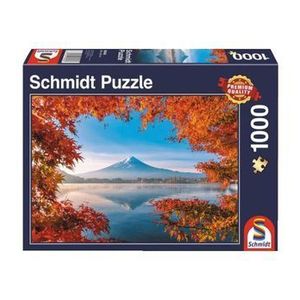 Puzzle Schmidt - Autumn Splendor Of Mount Fuji, 1000 piese imagine
