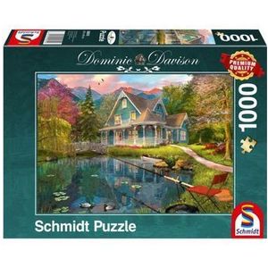 Puzzle Schmidt - Lakeside Retirement Home, 1000 piese imagine