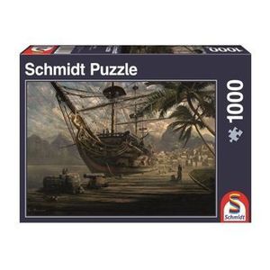 Puzzle Schmidt - Ship at Ancor, 1000 piese imagine