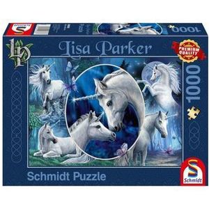 Puzzle Schmidt - Lisa Parker: Charming Unicorns, 1000 piese imagine