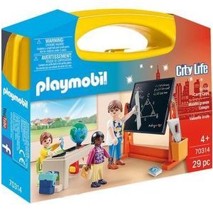 Playmobil City Life - Set portabil Scoala imagine