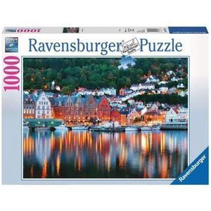 Puzzle Orasul Bergen, 1000 piese imagine