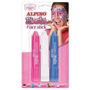 Creion pentru machiaj Alpino Fiesta, 3 cul/blister - Girls imagine