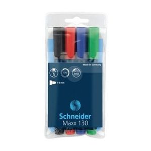 Marker permanent Schneider Maxx 130, 4 culori imagine