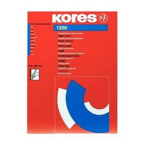 Indigo Kores A4, 100 file/top, albastru imagine