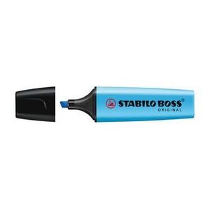 Textmarker Stabilo Boss, varf 2-5 mm, bleu imagine
