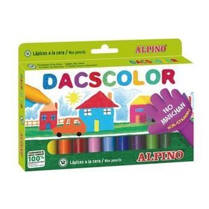 Creioane cerate semi-soft Alpino DacsColor, 12 culori imagine