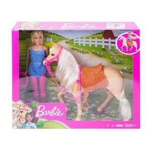 Set de joaca Barbie - Papusa cu cal imagine