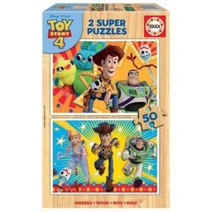 Puzzle din lemn Educa - Toy Story 4, 100 piese imagine