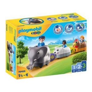 Playmobil 1.2.3, Tren cu animalute imagine