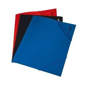 Mapa documente, A4, plastic, inchidere cu elastic, albastru imagine