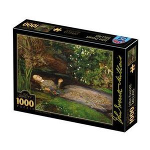 Puzzle adulti D-Toys John Everett Millais - Ophelia, 1000 piese imagine