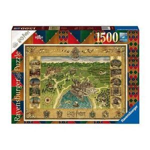 Puzzle Ravensburger - Hogwarts, 1500 piese imagine