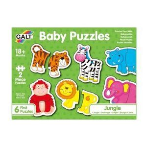 Puzzle Galt Baby - Animale din jungla, 2 piese imagine