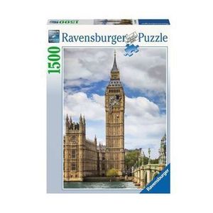 Puzzle Ravensburger - Pisica in Big Ben, 1500 piese imagine