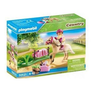 Set Playmobil Country - Figurina colectie, Ponei de calarie german imagine