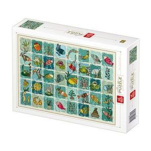 Puzzle adulti Deico Pattern Aquatic World, 1000 piese imagine