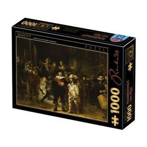 Puzzle adulti D-Toys Rembradt van Rijn - The Night Watch, 1000 piese imagine