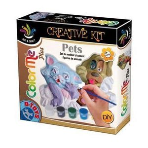 Joc creativ D-Toys Color Me Plus Pets - Pisica si catel imagine