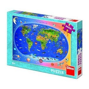 Puzzle XL Harta Lumii, 300 piese imagine