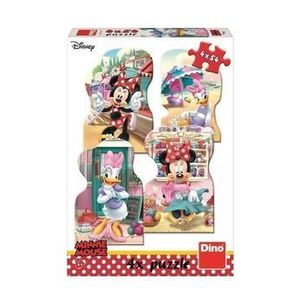Puzzle 4 in 1 - Minnie si Daisy in vacanta, 54 piese imagine
