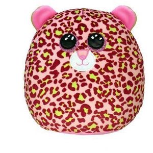 Leopardul Lainey, roz - plus Ty Squish, 22 cm imagine