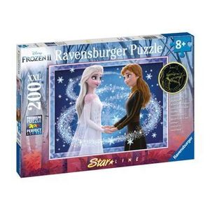 Puzzle Ravensburger - Anna si Elsa, 200 piese starline imagine